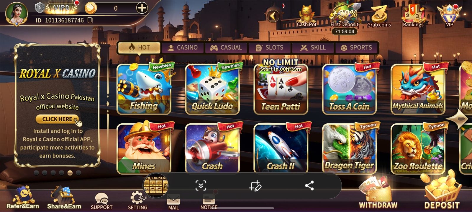 Royal X Casino